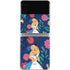 Disney Alice in Wonderland (animated) Floral Print Galaxy Z Flip4 5G Skin